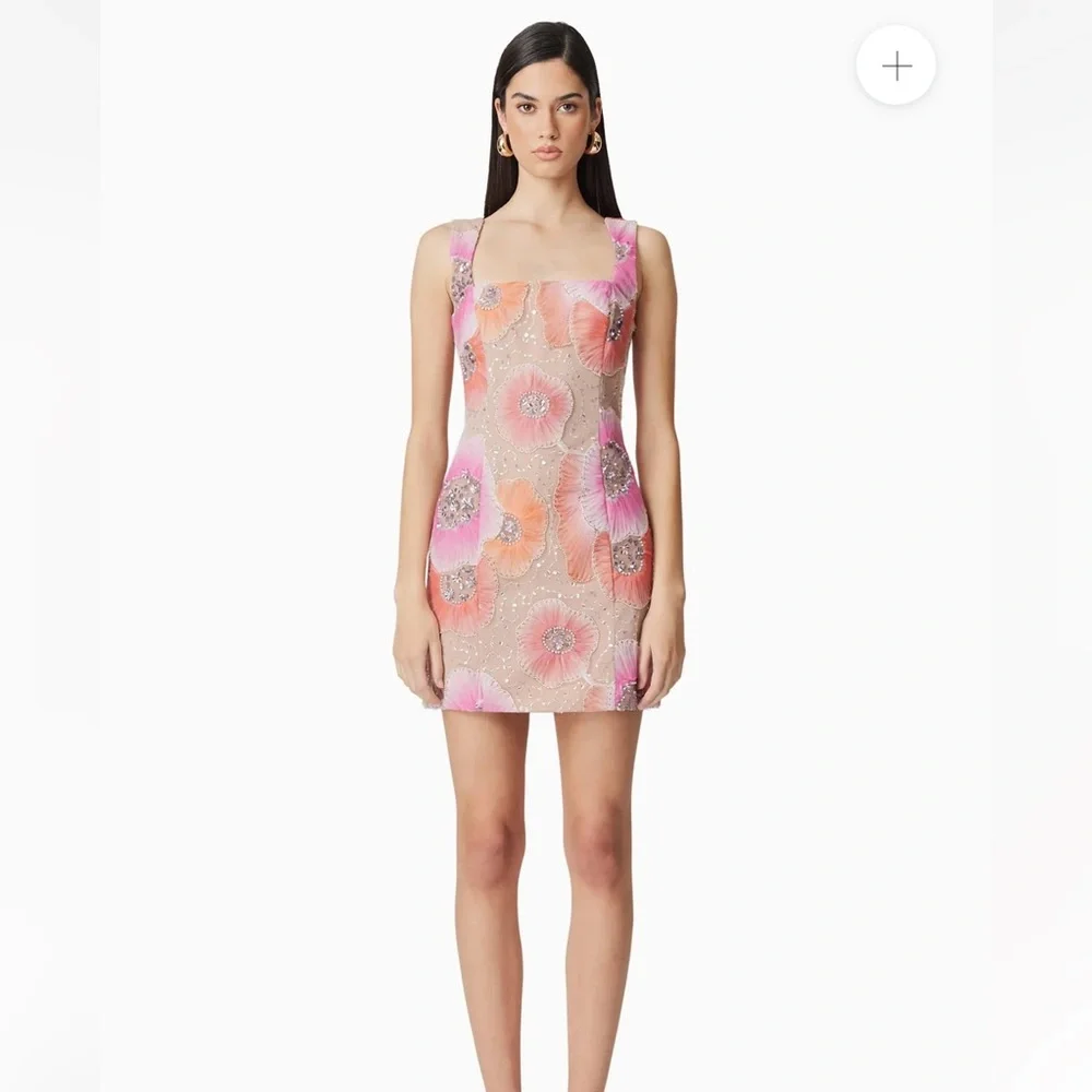 Elliatt Brittany Floral Mini Dress - Size Extra Small - Picture 2 of 6